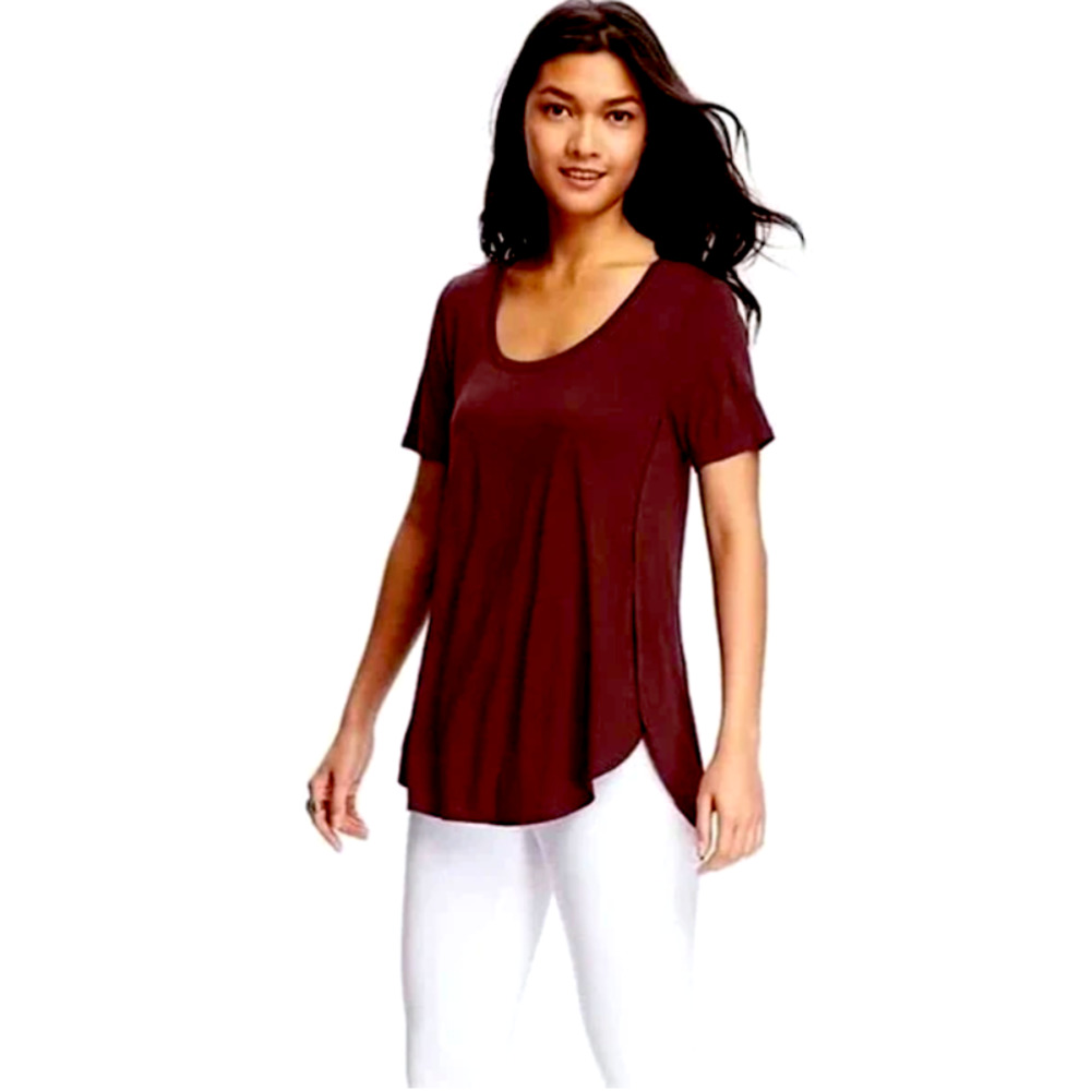 Old Navy Red Long T-Shirt Size XS